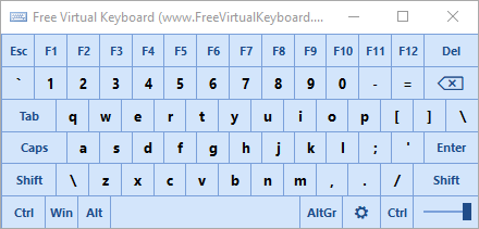 free on screen keyboard