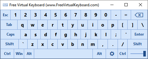 free on screen keyboard